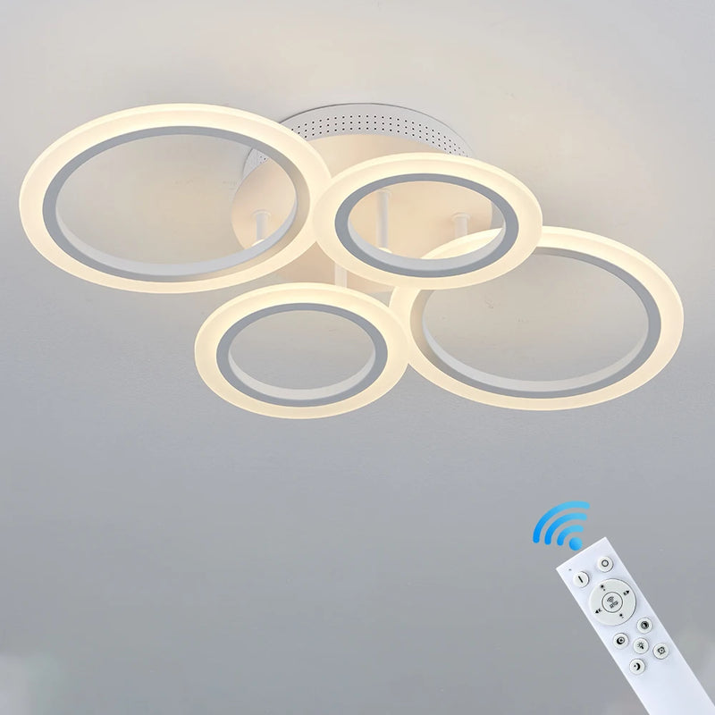 Lustre de Acrílico com Controle Remoto - Classic Circle